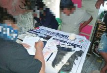 Police apprehended the district leader of the True Brown Style (TBS) Gang, who also serves as an active traffic aide in Iloilo City, in a drug buy-bust operation in Barangay Camalig, Jaro district on March 16. The suspect yielded around P408,000 worth of suspected shabu. PHOTO COURTESY OF AKSYON RADYO ILOILO/FACEBOOK
