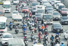 Philippine vehicle sales down 8.5% in February Motorists and vehicles travel along a road amid traffic jam in Manila on November 24, 2023. Joint data from the Chamber of Automotive Manufacturers of the Philippines, Inc. and the Truck Manufacturers Association showed total vehicle sales of 35,842 units in February this year, down from 39,164 units a year earlier. PHOTO BY TED ALJIBE / AFP