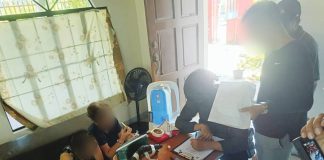 Two members of the Kilusang Rehiyon-Panay (KR-Panay) of the Communist Party of the Philippines-New People's Army were arrested in their temporary residence in Don Julio Village, Barangay Aganan, Pavia, Iloilo, at around 9:15 a.m. on Maundy Thursday, April 2, 2026. Authorities identified the suspects as Josephine Porquia and Ma. Luisa Guillen. IPPO PHOTO