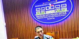 Police Colonel Eugene Rebadomia, officer-in-charge of the Bacolod City Police Office, announces stricter enforcement of City Ordinance No. 08-15-729 against illegal “barkers.” MAE SINGUAY/PN