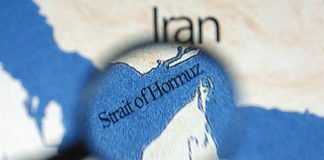 This map shows the Strait of Hormuz. Iran has effectively taken control of the strait, disrupting the international shipments of fuel after the United States and Israel attacked it. REUTERS