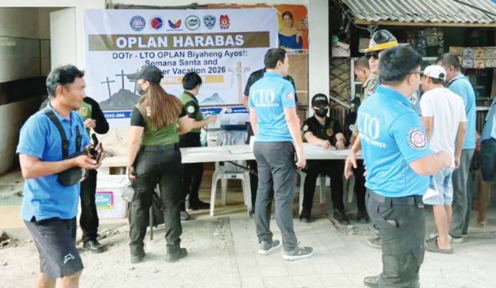 LTO-NIR drug test Public utility drivers underwent random drug testing during the Land Transportation Office–Negros Island Region’s “Oplan Harabas” at the Bacolod North Jeepney Terminal on April 1, as part of heightened safety measures for the Holy Week travel rush. LTO-NIR PHOTO