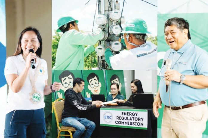MORE secondary Department of Energy Secretary Sharon Garin (left) leads an energy engagement in Iloilo City as the Energy Regulatory Commission and MORE Electric and Power Corporation led by President and Chief Executive Officer Roel Z. Castro (right) showcase consumer-focused initiatives — from the Lifeline Rate Program to bill deposit refunds — emphasizing the city’s proactive policies and growing power demand.