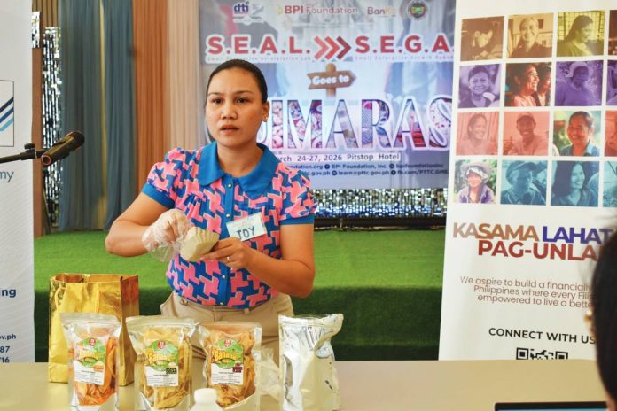 The Small Enterprise Growth Agenda (SEAL-SEGA) program held in Guimaras in March featured a Trade Fair showcasing local food, agricultural goods, and tourism-related products.
