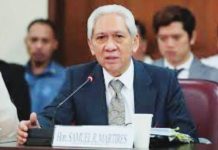 Martires denies payoff allegations MARTIRES