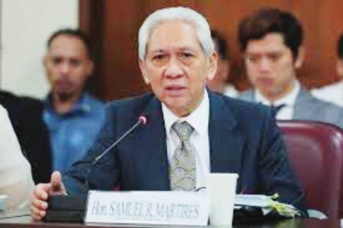 Martires deny MARTIRES