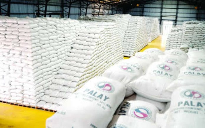 NFA_palay_compressed_resized Sacks of unhusked rice (palay) are stockpiled at the National Food Authority warehouse in Cabanatuan, Nueva Ecija. The NFA on Monday, April 13, announced it will purchase palay at P30 per kilo to support Filipino farmers amid rising production costs. PNA FILE PHOTO