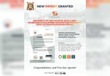 BREAKTHROUGH IN GLOBAL HEALTH INNOVATION: New antibiotic discovery from University of San Agustin secures Philippine patent