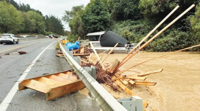 New Zealand Footage online show vehicles submerged, trees uprooted, houses hit by landslides. PORIRUA CITY COUNCIL