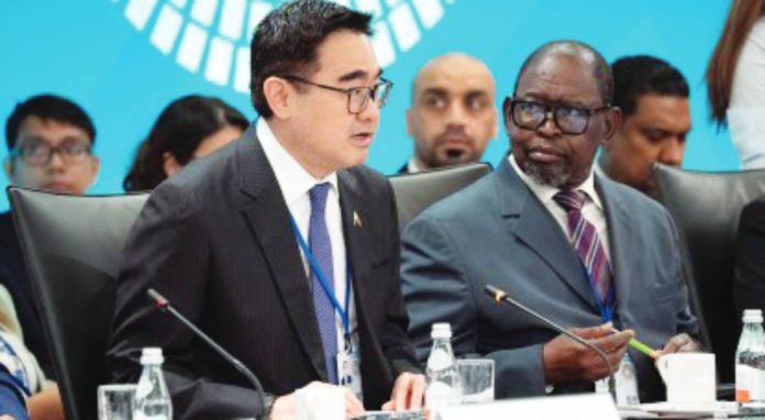 PH seeks jobs copy Finance Secretary Frederick Go (left) represents the Philippines in the Intergovernmental Group of Twenty-Four (G-24) Ministers’ and Governors’ Meeting on April 14, 2026. During the meeting, Go called for expanded global support for job creation, financing and climate resilience. DEPARTMENT OF FINANCE PHOTO