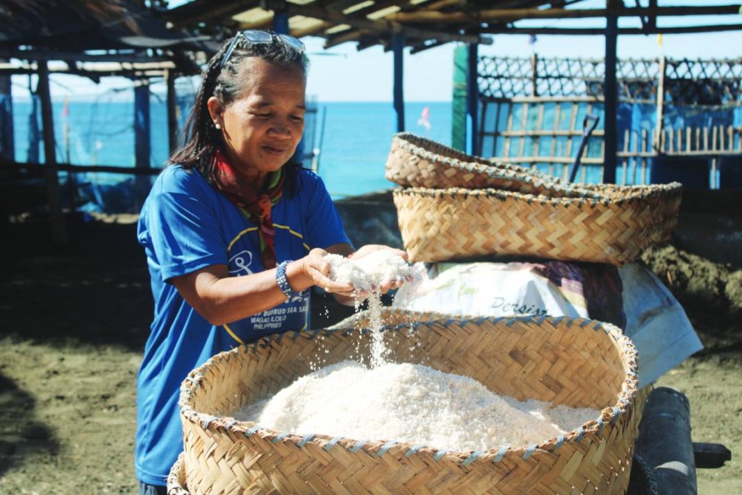 Punponan Pic 2 Lorlie Paguntalan Noblezada, a 50-year-old registered social worker and owner of De Paul Artisanal Salt Manufacturing, known in her community as the ‘Asindera sang Miag-ao.’