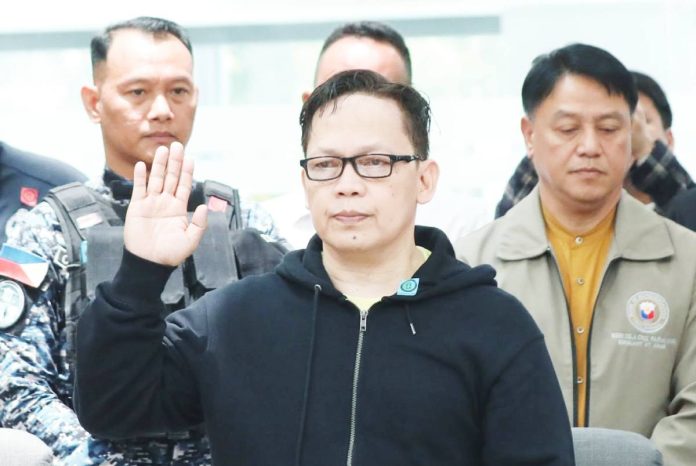 Sara camp copy Ramil Madriaga, who identified himself as a former aide of Vice President Sara Duterte-Carpio, testifies against her in the impeachment proceedings by the Committee on Justice on Tuesday. PHOTO BY MICHAEL VARCAS/THE PHILIPPINE STAR