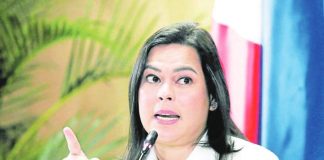 Vice President Sara Duterte-Carpio delivered a statement commending the Philippine Army’s 79th Infantry Battalion for its recent operation, highlighting the government’s continued push for peace and security. INQUIRER PHOTO/LYN RILLON