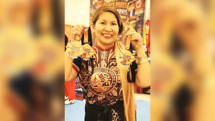 ilongga Arnis Blackbelt Dan 1 Maria Lucy U. Muralla delivered a standout performance in the 6th Doce Pares World Arnis Championship Tournament. CONTRIBUTED PHOTO