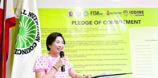 Western Visayas’ nutrition program coordinator Sheryl Sedantes attributes the steady decline in malnutrition cases to the proactive role of local chief executives, particularly in implementing nutrition-focused programs such as supplemental feeding and promoting “Go, Grow and Glow Foods.” PHOTO FROM NNC VI FACEBOOK PAGE