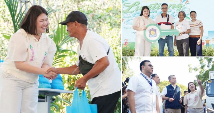 luntiang-bukas UNITING FOR A GREENER FUTURE. Iloilo City hosted the launch of Handog ng Pangulo: Luntiang Bukas, a four-pronged, multi-agency program aimed at building resilient, inclusive, and environmentally sustainable communities. The launch featured key initiatives, including the distribution of rice subsidies to initial beneficiaries from Iloilo and the awarding of Certificates of Entitlement for the city-funded climate-resilient housing project. A walkthrough along the Iloilo Esplanade was led by Mayor Raisa Treñas, joined by Iloilo’s Gov. Arthur Defensor Jr., Department of Environment and Natural Resources Secretary Juan Miguel T. Cuna, and Department of Human Settlements and Urban Development Undersecretary Eduardo Robles Jr. The activity underscored the continuing collaboration between national and local governments in advancing sustainable and climate-resilient communities.
