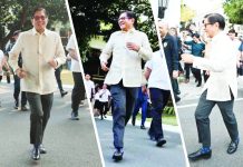 Palace to comply with SC order on Marcos health, drug tests Debunking rumors that he is not physically well, President Ferdinand Marcos Jr. jogs at the Malacañang grounds in the presence of journalists covering the beat.