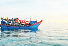 Many Rohingya have been fleeing by sea, as seen in this 2024 file photo of a boat carrying Rohingya refugees in Indonesia. AFP VIA GETTY IMAGES