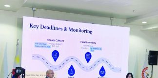 Regional Director Juan Jovian Ingeniero of the Department of the Interior and Local Government discusses key timelines for the mandatory inventory and turnover of barangay and Sangguniang Kabataan assets during a briefing, highlighting September and December 2026 deadlines under Memorandum Circular No. 2026-021 aimed at ensuring a smooth leadership transition ahead of the barangay and SK elections this November 2026. NELJOY GALIGAO/PN