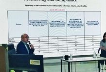 Regional Director Juan Jovian Ingeniero of the the Department of the Interior and Local Government presents data on the uneven enactment of key safety ordinances among local government units in Western Visayas, highlighting gaps in regulations on public drinking, noise control, public decency, and curfew for minors during a compliance briefing. NELJOY GALIGAO/PN