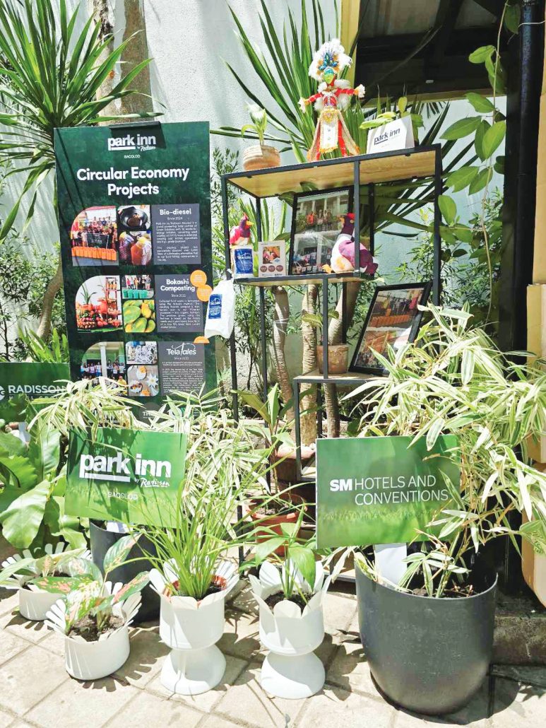 Park Inn by Radisson Circular Economy corner at Panaad sang Negros Festival in collaboration with the Bacolod Environment and Natural Resources Office