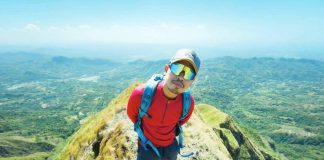 Renan Vincent Vicente at Sansanan Peak, Barangay Bagay, Igbaras, Iloilo