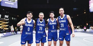 Gilas Pilipinas Women secureS a return to the FIBA 3x3 Women’s World Cup after eight years. SBP PHOTO
