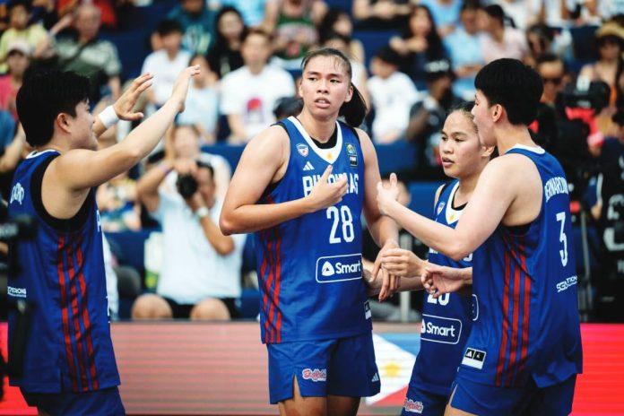 sports Gilas women Gilas Pilipinas Women celebrate a historic silver medal finish in the FIBA 3×3 Asia Cup 2026. SBP PHOTO
