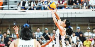 Guimarasnon Camille Lamina got quality minutes during National University Lady Bulldogs' win over Adamson University Lady Falcons. UAAP PHOTO