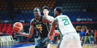 Bol Bol spearheaded TNT Tropang 5G’s 101-89 triumph against the slumping Terrafirma Dyip. PBA PHOTO
