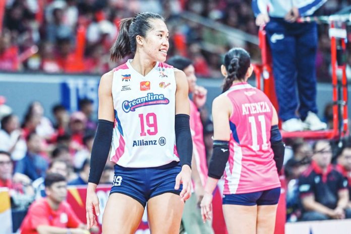 Bernadeth Pons delivered a career-defining performance in Creamline Cool Smashers’ latest game against the PLDT High Speed Hitters. PVL PHOTO
