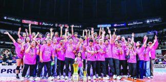 Creamline Cool Smashers captured their eighth PVL All-Filipino Conference title. PVL PHOTO