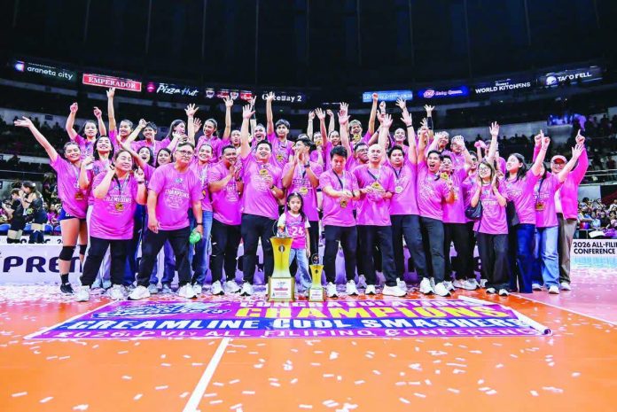 sports_Cool.JPG_resized_resized_compressed Creamline Cool Smashers captured their eighth PVL All-Filipino Conference title. PVL PHOTO