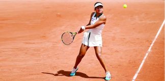 Alexandra Eala serves as a strong opening statement at the Madrid Open, one of the WTA Tour’s premier clay-court tournaments, highlighting her composure and continued rise against seasoned competition. GETTY IMAGES