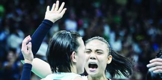Angel Canino recorded a triple-double during De La Salle University Lady Spikers’ win over National University Lady Bulldogs. UAAP PHOTO