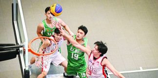 Andrei Dungo powered De La Salle University Green Archers to an unbeaten start in UAAP Season 88 men’s 3x3 basketball. UAAP PHOTO