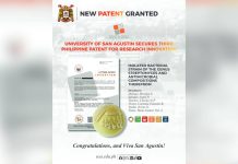 University of San Agustin secures third patent for marine-derived antimicrobial research