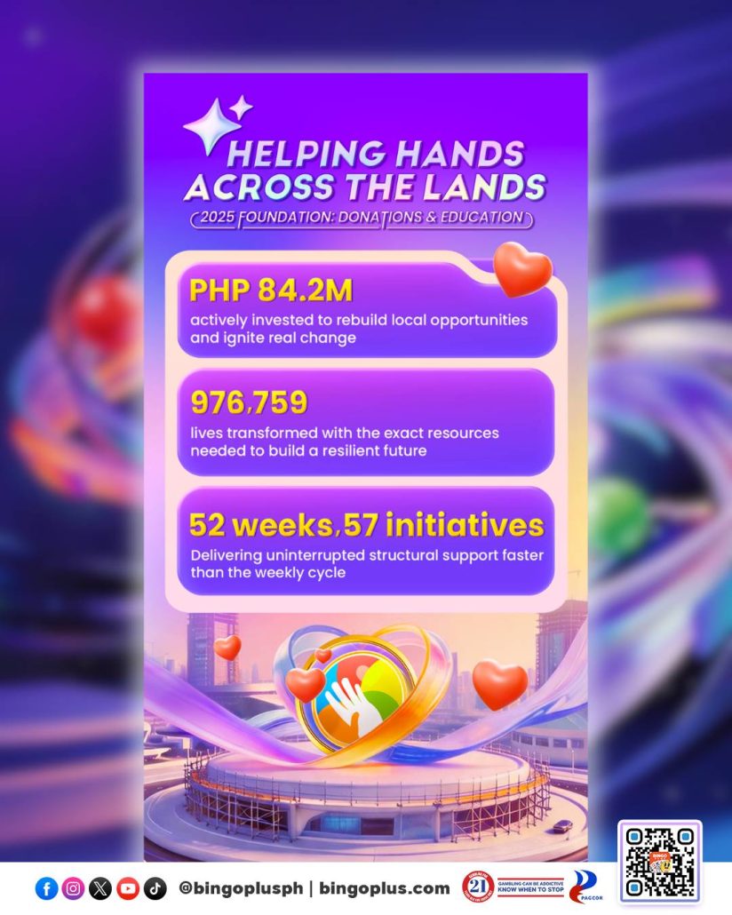 BingoPlus gives back to the community