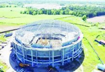 Bacolod MassKara Coliseum eyed for completion before October The Bacolod MassKara Coliseum in Barangay Alijis is now 74 percent complete and is expected to be finished before October 2026, according to Mayor Greg Gasataya. The 12,000-seat facility is set to host major sports, cultural and entertainment events, including the Batang Pinoy National Championships in December. SCREENSHOT FROM RANDOM LIFE OBSERVER FB