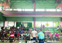 More than 100 passenger transport barkers attended a consultation meeting led by Bacolod City Administrator Atty. Mark Steven Mayo, in coordination with the Bacolod City Police Office–Police Station 1, as the city government rolls out a livelihood assistance program and prepares to enforce stricter regulations aimed at clearing illegal barkers from the downtown area and the vicinity of the Bacolod Public Plaza. BCCO-PIO PHOTO