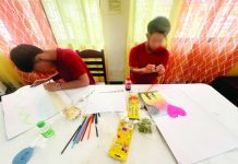 Photo shows children in conflict with the law at the Regional Rehabilitation Center for Youth in Nueva Valencia, Guimaras. DSWD REGION 6 PHOTO