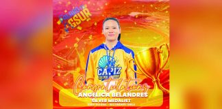 Capisnon student-athlete Angelica Belandres proudly displays the silver medal she won in the Secondary Girls 100-meter hurdles at the Palarong Pambansa Tu Agsur 2026 in Agusan del Sur on May 25, 2026. CAPIZ PROV'L GOV'T COMMUNICATIONS GROUP PHOTO
