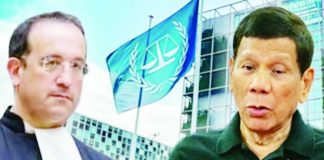 British-Israeli lawyer Nicholas Kaufman (left) argued that former president Rodrigo Duterte’s medical condition undermines prosecution claims that the former leader could influence witnesses or obstruct proceedings while awaiting trial.