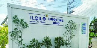 An “I-Cool” cooling hub stands along Diversion Road in Mandurriao district, Iloilo City, as part of the city government’s initiative to provide residents and passersby temporary relief from extreme heat amid rising temperatures. AJ PALCULLO/PN
