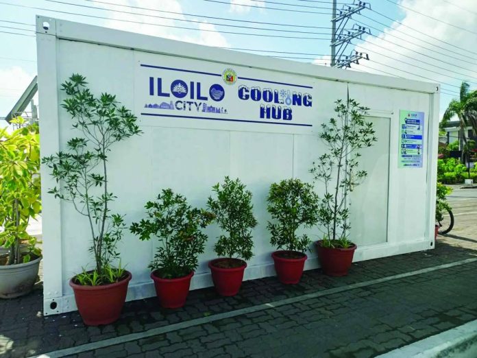 Ime_cooling_open1_copy_compressed_resized An “I-Cool” cooling hub stands along Diversion Road in Mandurriao district, Iloilo City, as part of the city government’s initiative to provide residents and passersby temporary relief from extreme heat amid rising temperatures. AJ PALCULLO/PN