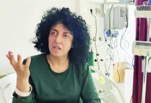 Ailing Iranian Nobel laureate given bail and hospital transfer An undated photograph posted by lawyer Chirinne Ardakani showing Iranian Nobel Prize-winning human rights activist Narges Mohammadi gesturing from a hospital bed in Iran. CHIRINNE ARDAKANI