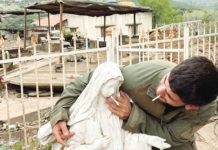 Israeli military probes soldier’s act vs Virgin Mary statue in Lebanon This photograph shows an Israeli soldier smoking and placing another cigarette on the mouth of a statue of the Virgin Mary in southern Lebanon. The Israeli military said the photograph was taken several weeks ago. SOCIAL MEDIA