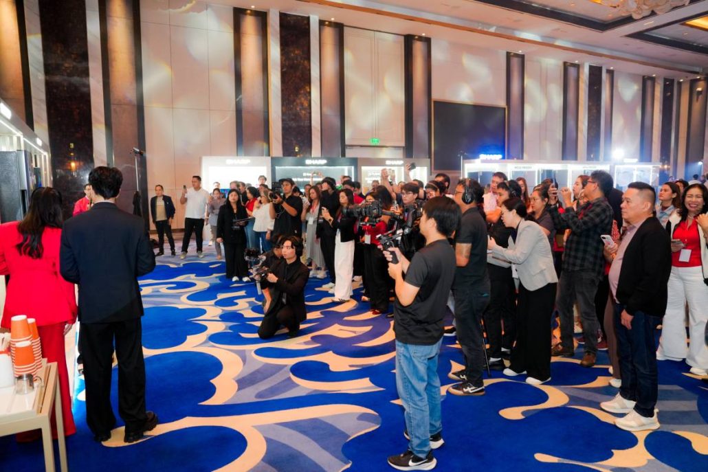 Media during the product walkthrough and presentation