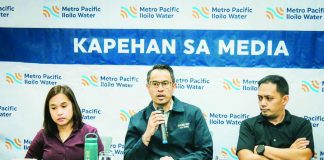 Metro Pacific Iloilo Water (MPIW) chief operating officer Mr. Angelo David Berba discusses their mitigation measures for the looming El Nino phenomenon and the company’s infrastructure updates during a press conference.