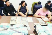 Mabanta, four others freed after posting bail in P300-M extort case Agents from the National Bureau of Investigation hold an inventory on the seized mixed marked and boodle money amounting to P75 million used to arrest social media personality Franco Mabanta (seated, left) and four others in an entrapment operation at a village in Pasig City on May 5, 2026. CONTRIBUTED PHOTO